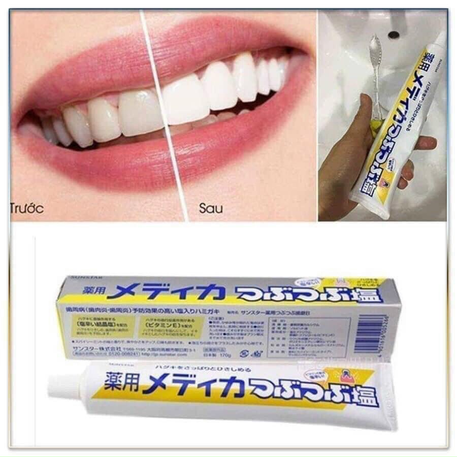Kem đánh răng muối ,tuyp 170g ---nhật bản