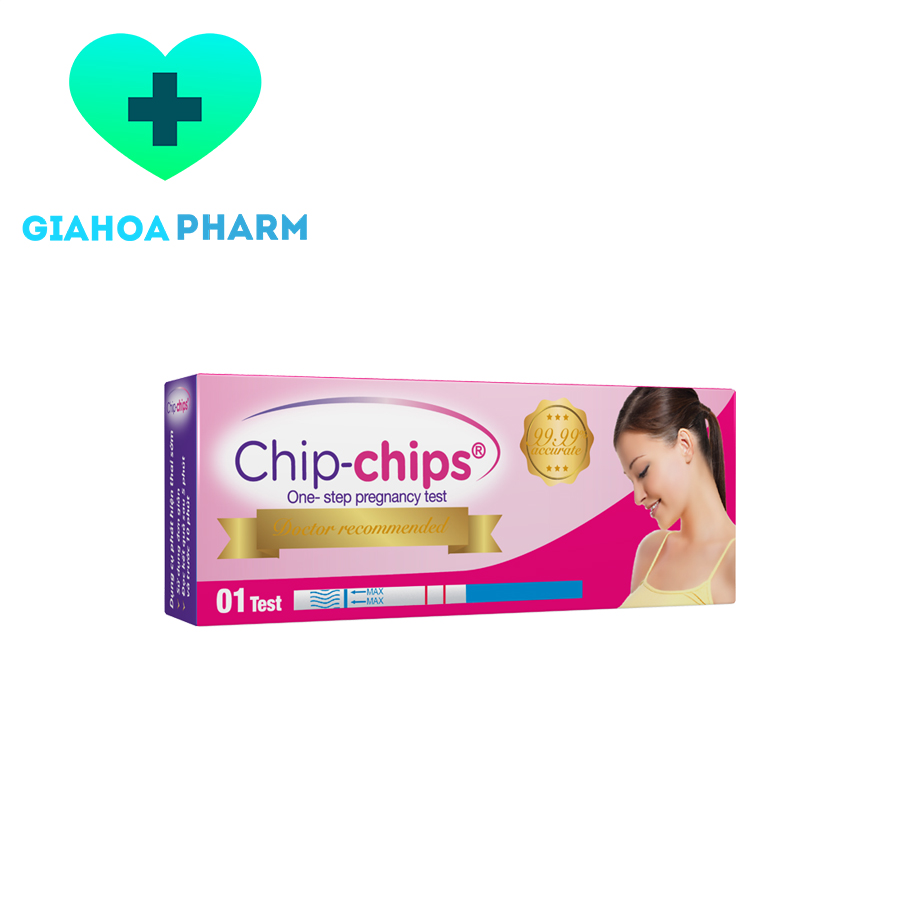 Que thử thai Chip chips one step pregnancy test