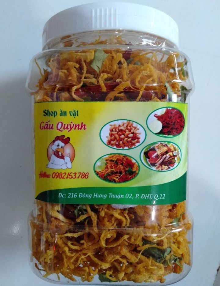 [HCM]1kg khô gà lá chanh loại 1