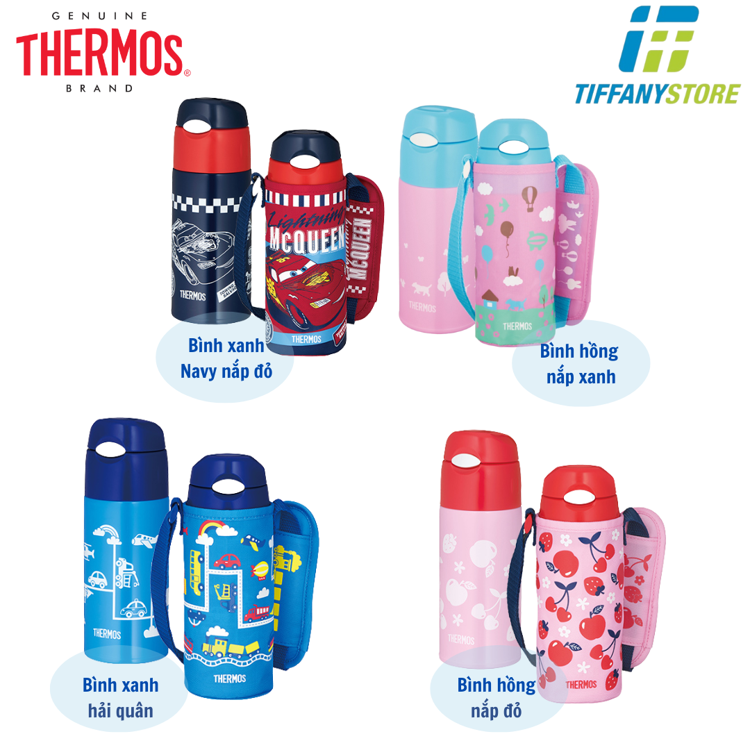 Bình giữ nhiệt trẻ em Thermos có túi đeo - 400ml