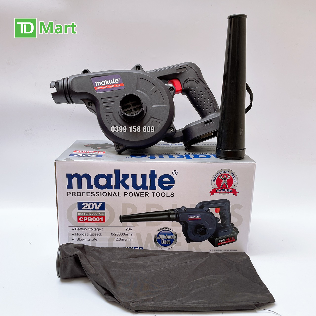Thân máy thổi bụi dùng pin makute cpb001