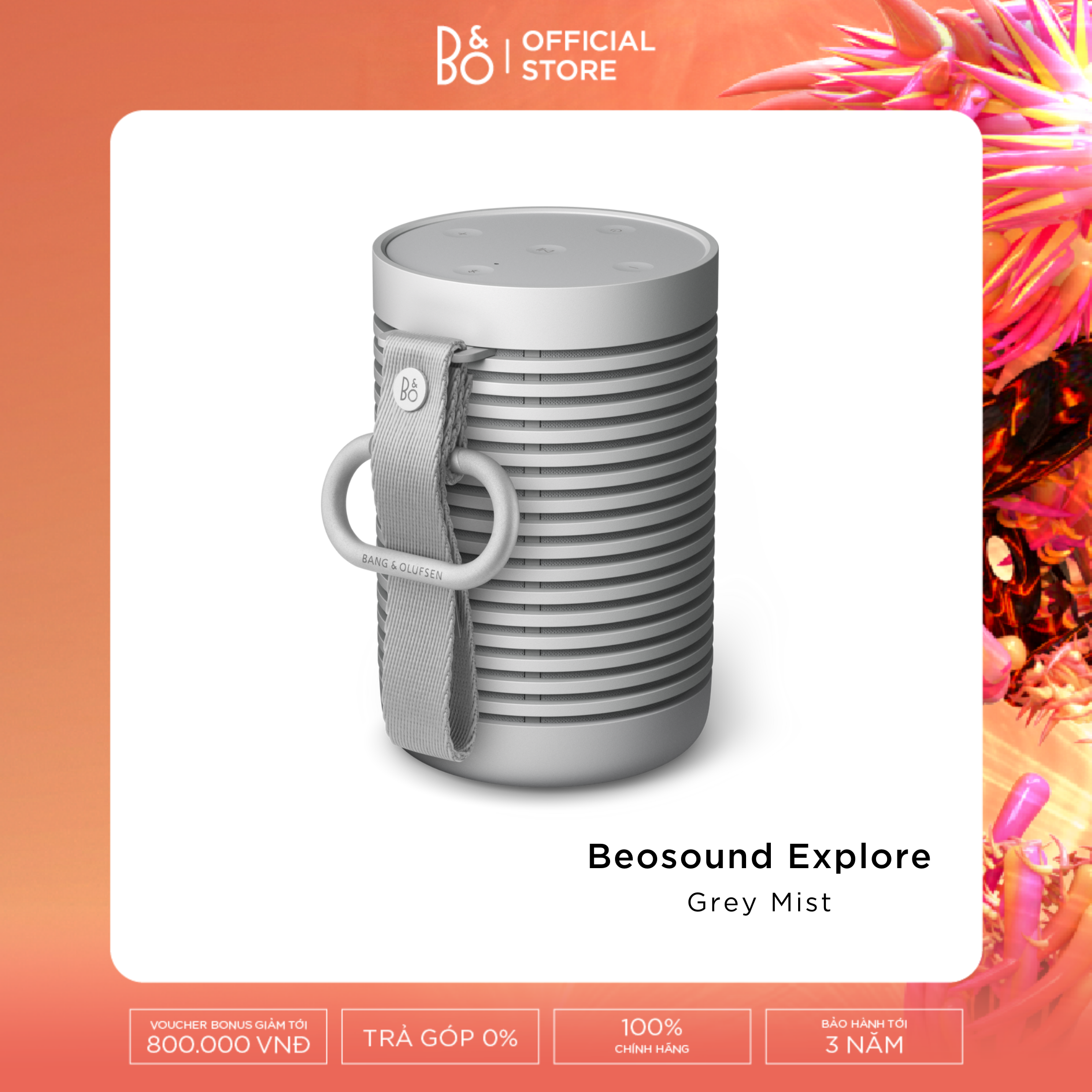 Beosound Explore - Loa du lịch chống nước