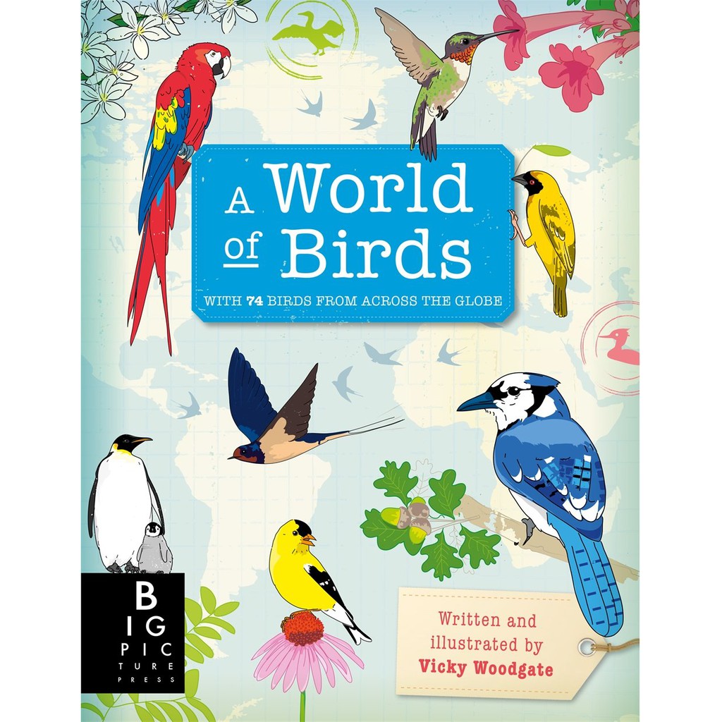 Sách a world of birds - thế giới loài chim - á châu books