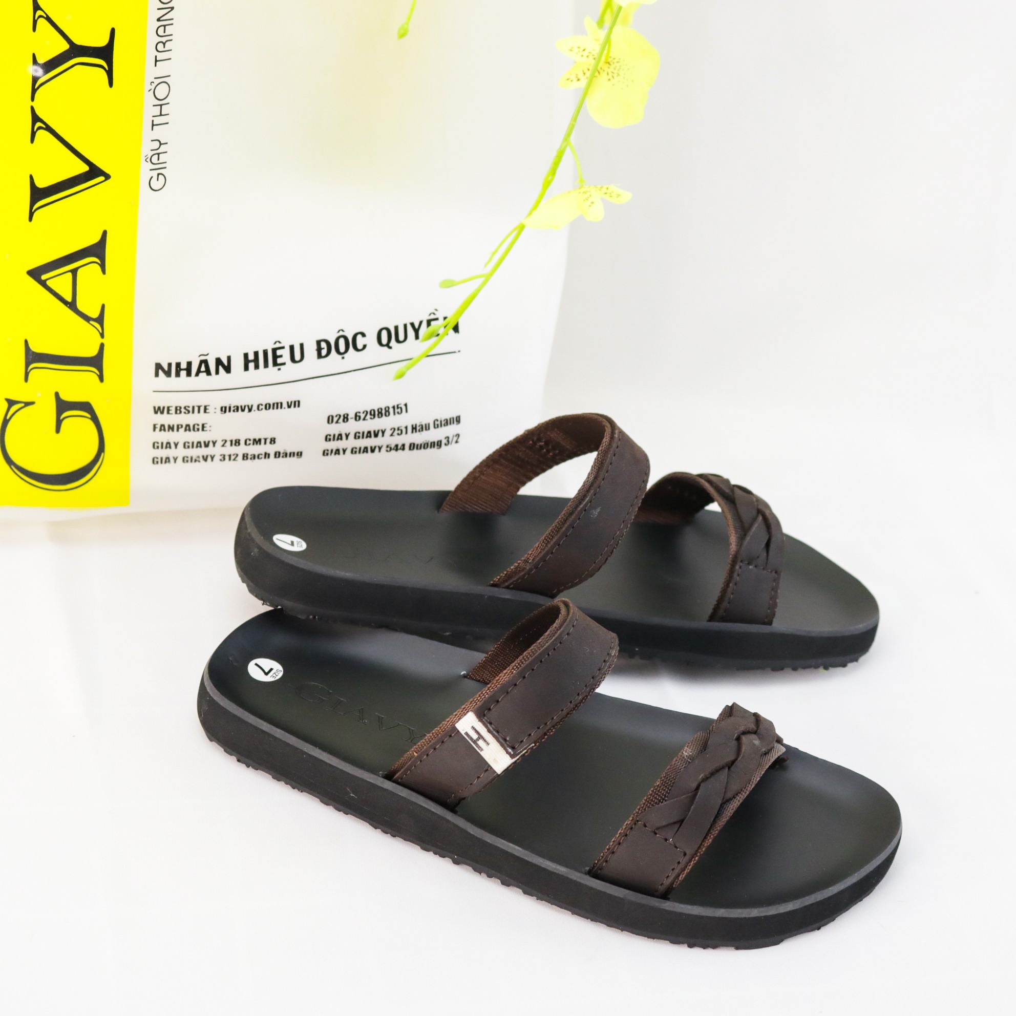 Dép nữ quai nhị k532 - giày giavy