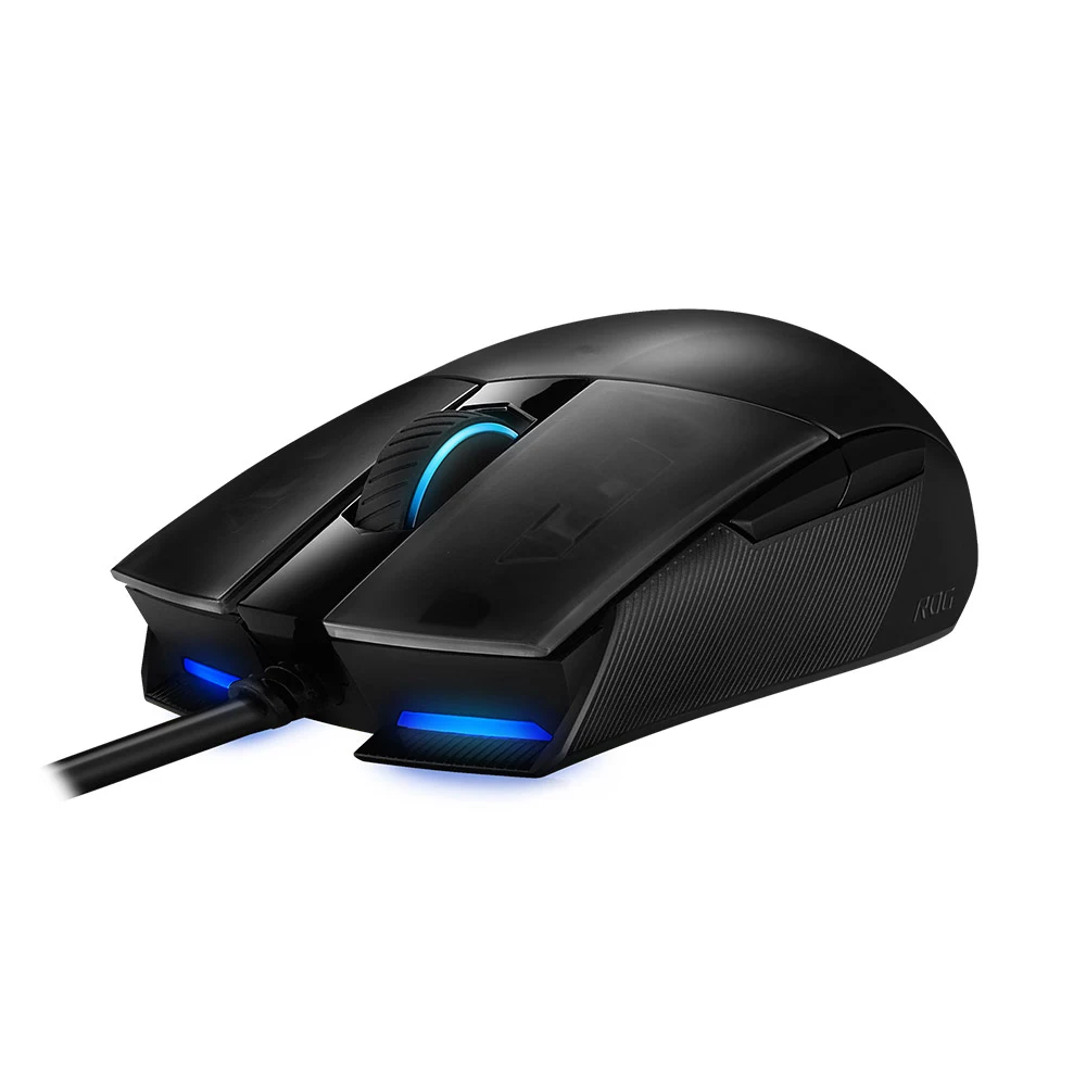 Chuột quang có dây Asus gaming Asus ROG strix impact II có dây 62000DPI - Bảo hành 12 tháng - Hàng Chính Hãng Safety Mart Official