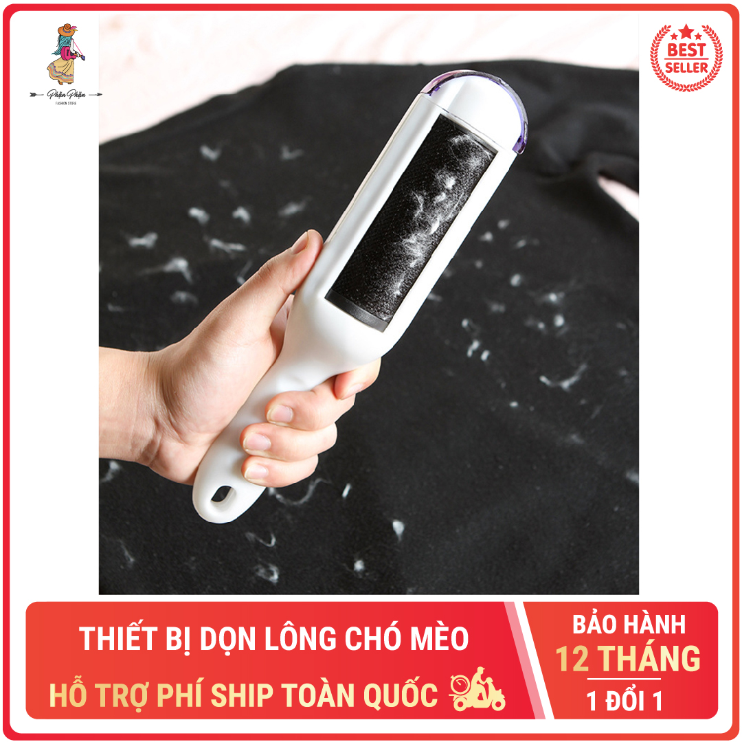 Cây dọn lông chó mèo tĩnh điện phủi lông khô chải bụi máy giặt trên vải lanh BELLA925