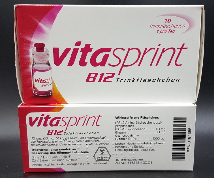 Vitasprint B12 hộp 10 ống của Đức