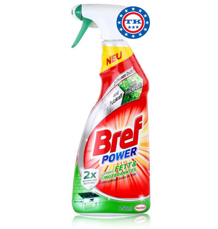 Tẩy rửa đa năng bref power fett & eingebranntes 750ml - đức