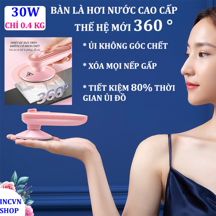 Bàn ủi hơi nước cầm tay, bàn ủi hơi nước,bàn là hơi nước nào tốt,bàn là đứng mini, bàn là điện, là khô, là nước, máy là đồ, nhỏ gọn, thanh lịch, tiện lợi mang đi du lịch, đi công tác- Bàn Ủi Di động cầm tay L3-INCVN SHOP