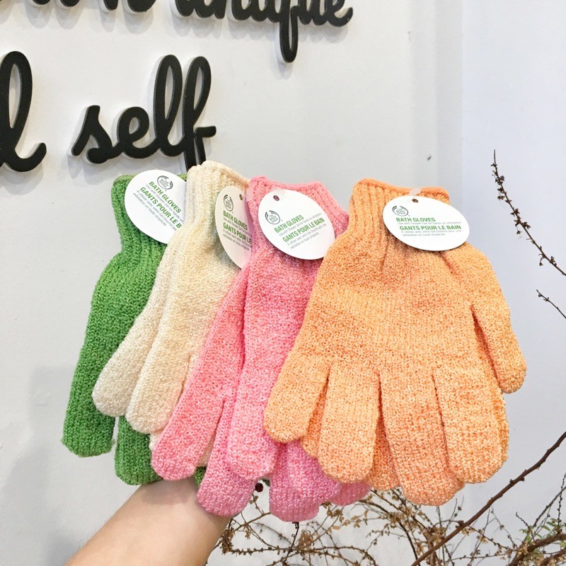 Găng tay tắm Bath Gloves The Body Shop