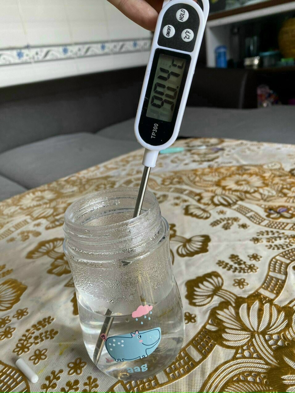 Nhiệt kế đo nước pha sữa, đo nhiệt độ nước