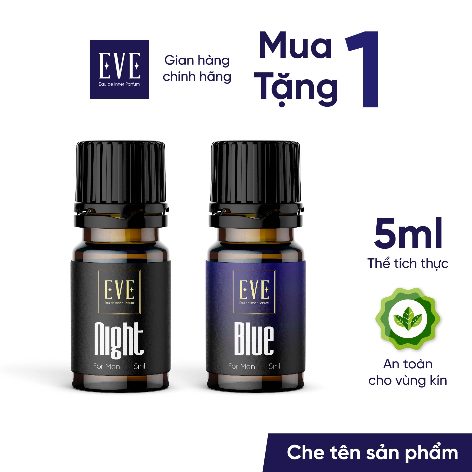 Nước hoa vùng kín nam chai 5ml - Nuoc hoa vung kin nam EVE - Eau de Parfum nước hoa nam chính hãng