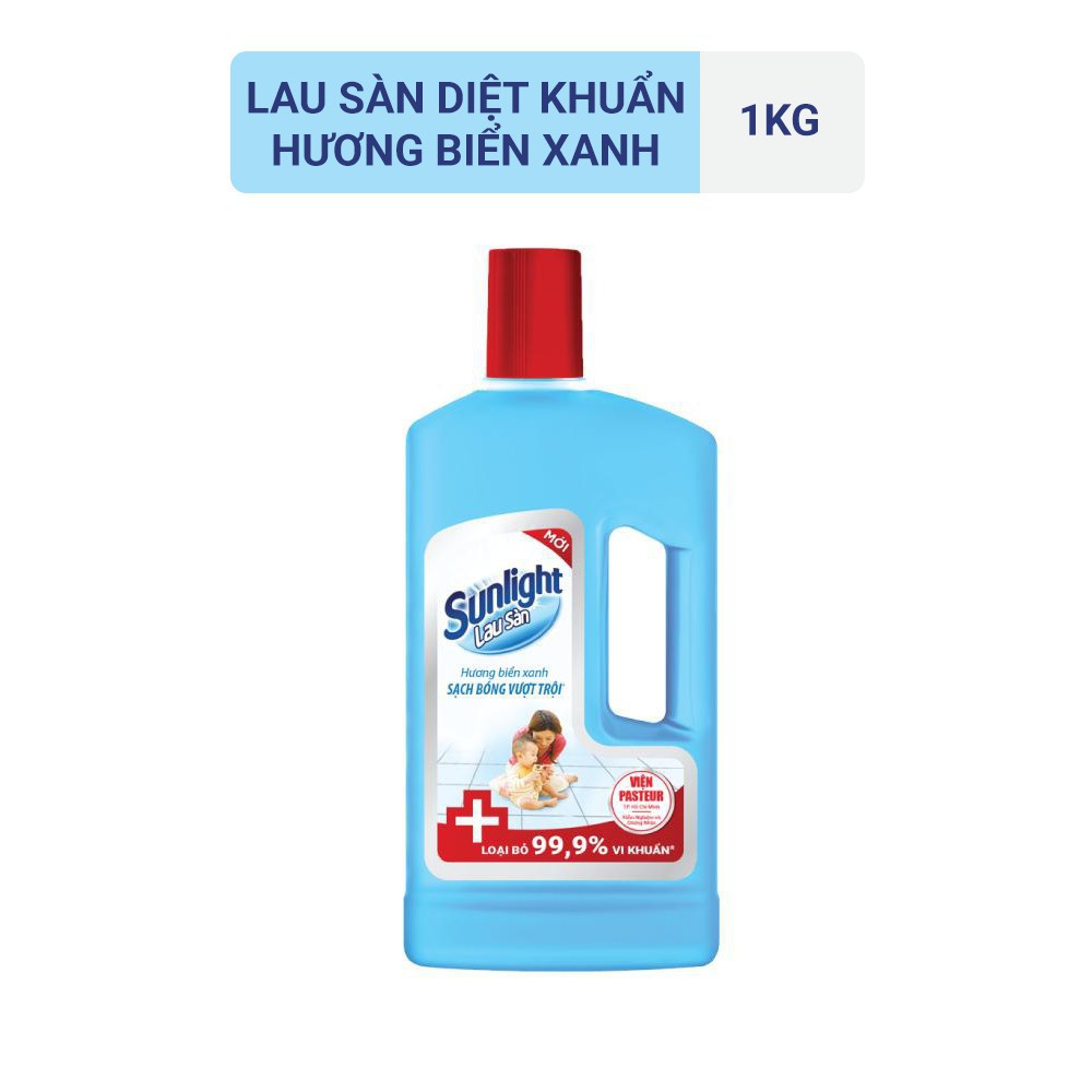 Nước Lau Sàn Sunlight Diệt Khuẩn Hương Biển Xanh 1kg
