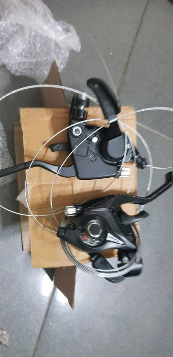 Tay đề thay thế bấm xả shimano cho xe đạp - 3x7 speed
