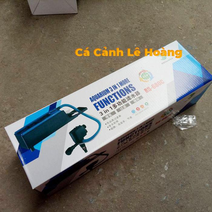Máy lọc nước hồ cá, cá cảnh Electrical RS680C 25W BỂ Cao Tối Đa 1.2m TẶNG NGAY 01 BÔNG LỌC NƯỚC