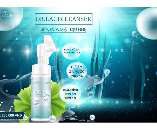 SỮA RỬA MẶT DR.LACIR - HÀN QUỐC [chính hãng 100%]