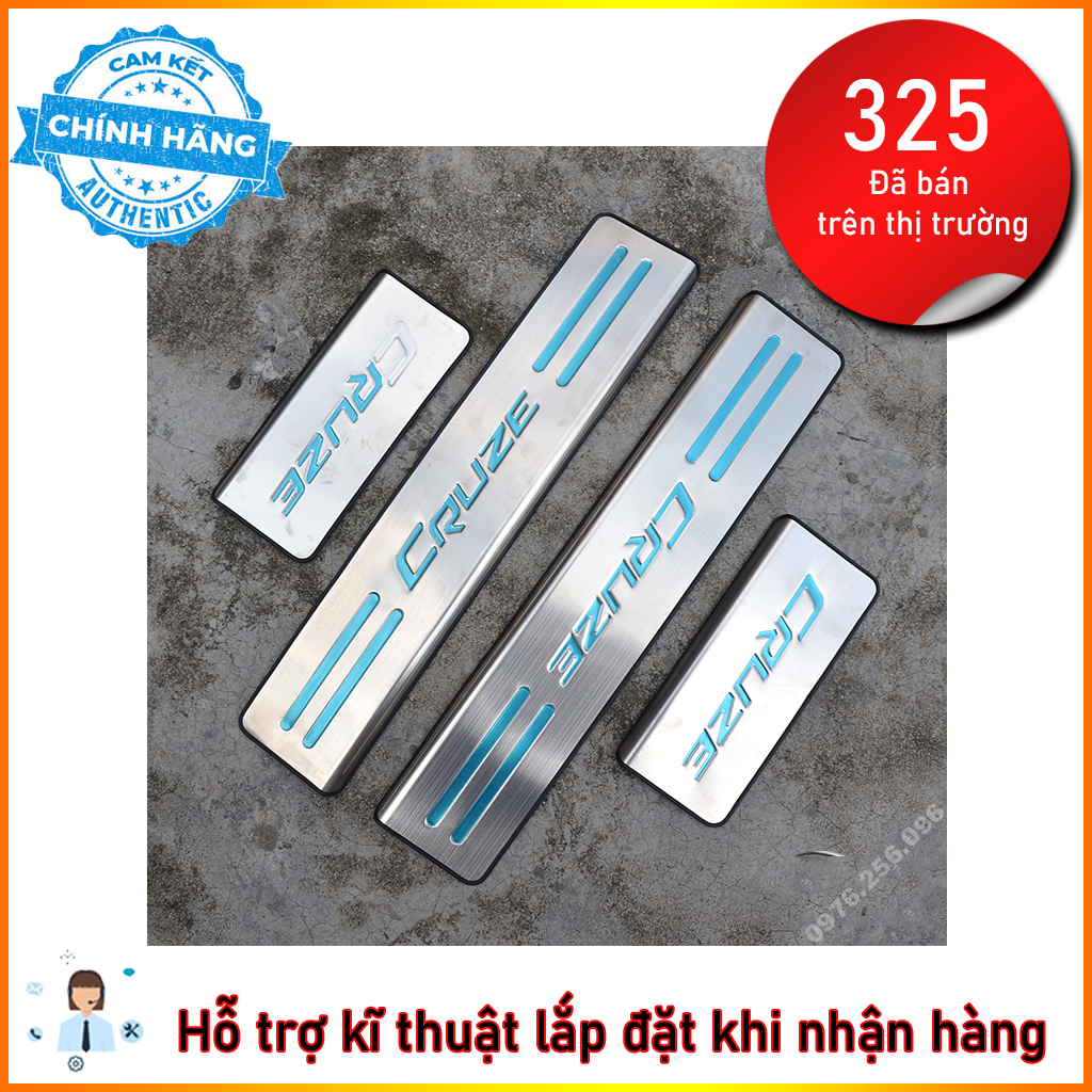 Nẹp bước chân ngoài chevrolet cruze 2009-2019