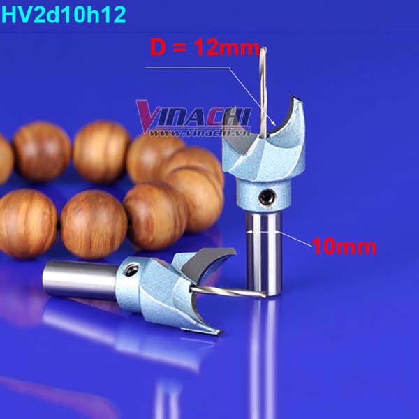 Mũi khoan hạt vòng 2 tideway - kích thước 10x12mm - mũi khoan hạt chuỗi, mũi khoan tạo chuỗi hạt vòng đường kính 12mm - 1 mũi