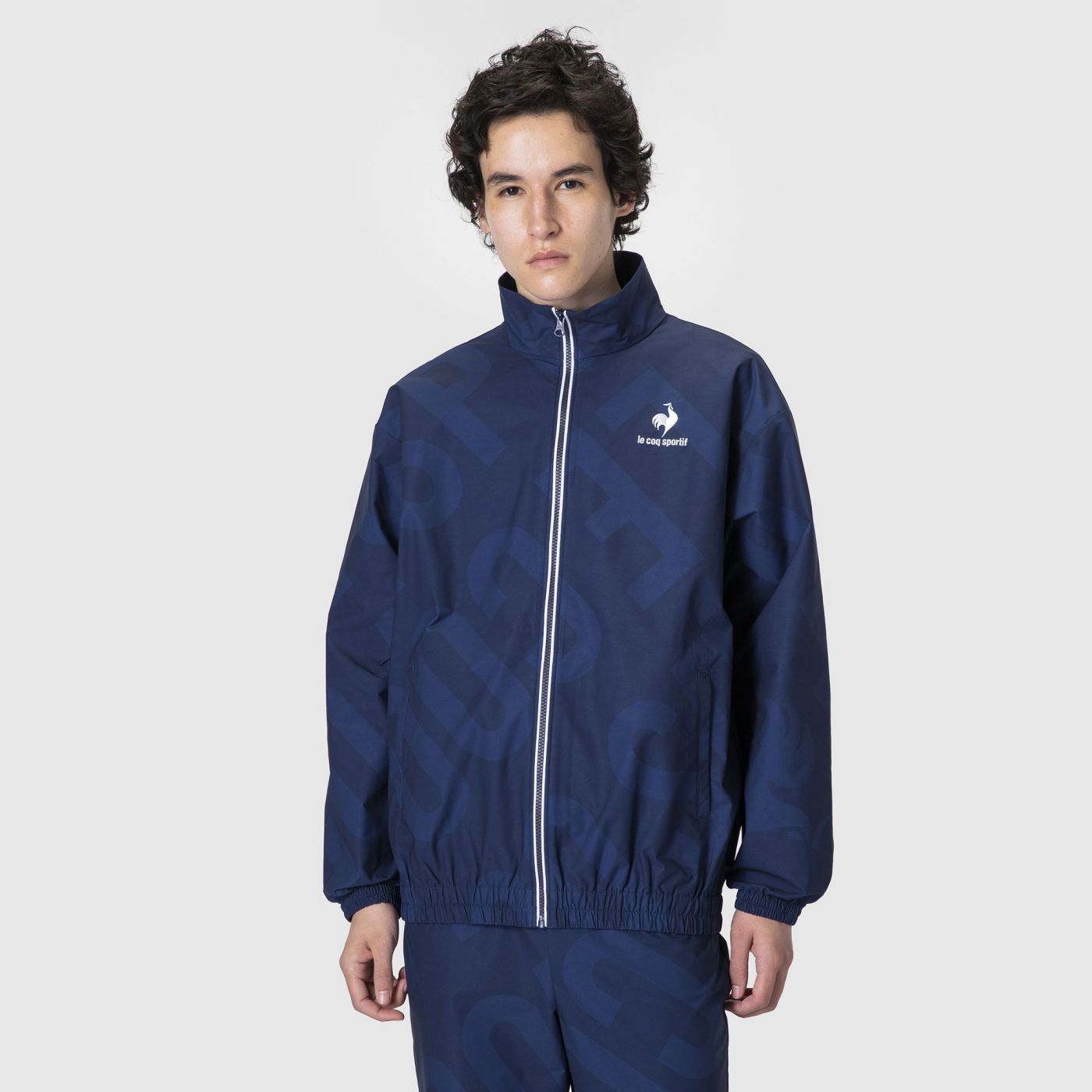 Áo khoác nỉ lecoq sportif nam - qmmsjf22-nvy