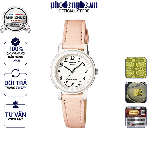 Đồng hồ nữ dây da casio anh khuê lq-139l-4b2df
