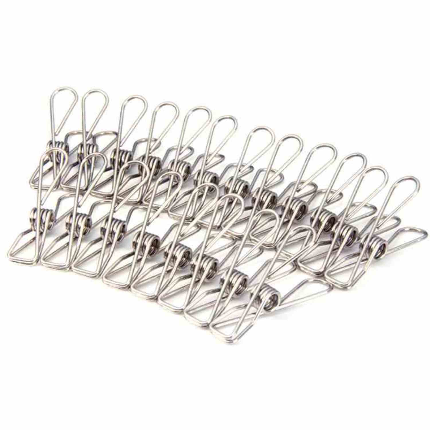 Vỉ 16 Kẹp Quần Ao inox Cao Cấp Chính Hãng. Han Rỉ Hoàn tiềƞ ( Có Bán Sỉ )