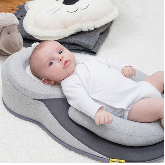 [HCM][DÀNH CHO MẸ VÀ BÉ ] Gối Chống Trào Ngược BẸP ĐẦU Đệm cho trẻ sơ sinh Đệm Ngủ Đúng Tư Thế Chống Trào Ngược Babymoov Thoáng Khí Cho Bé Yêu.