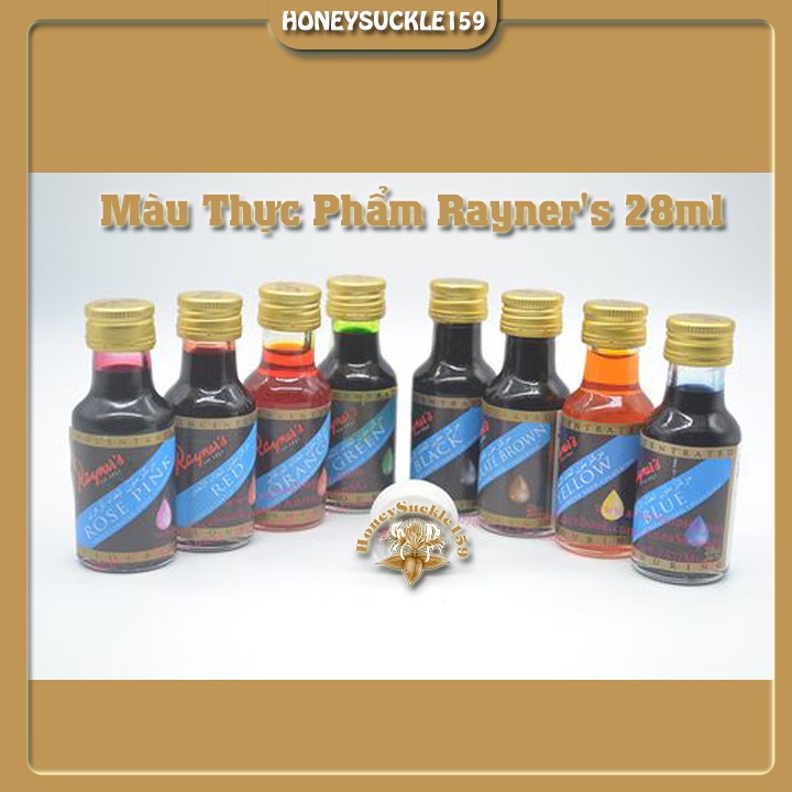 Màu thực phẩm rayner's chai 28ml đen