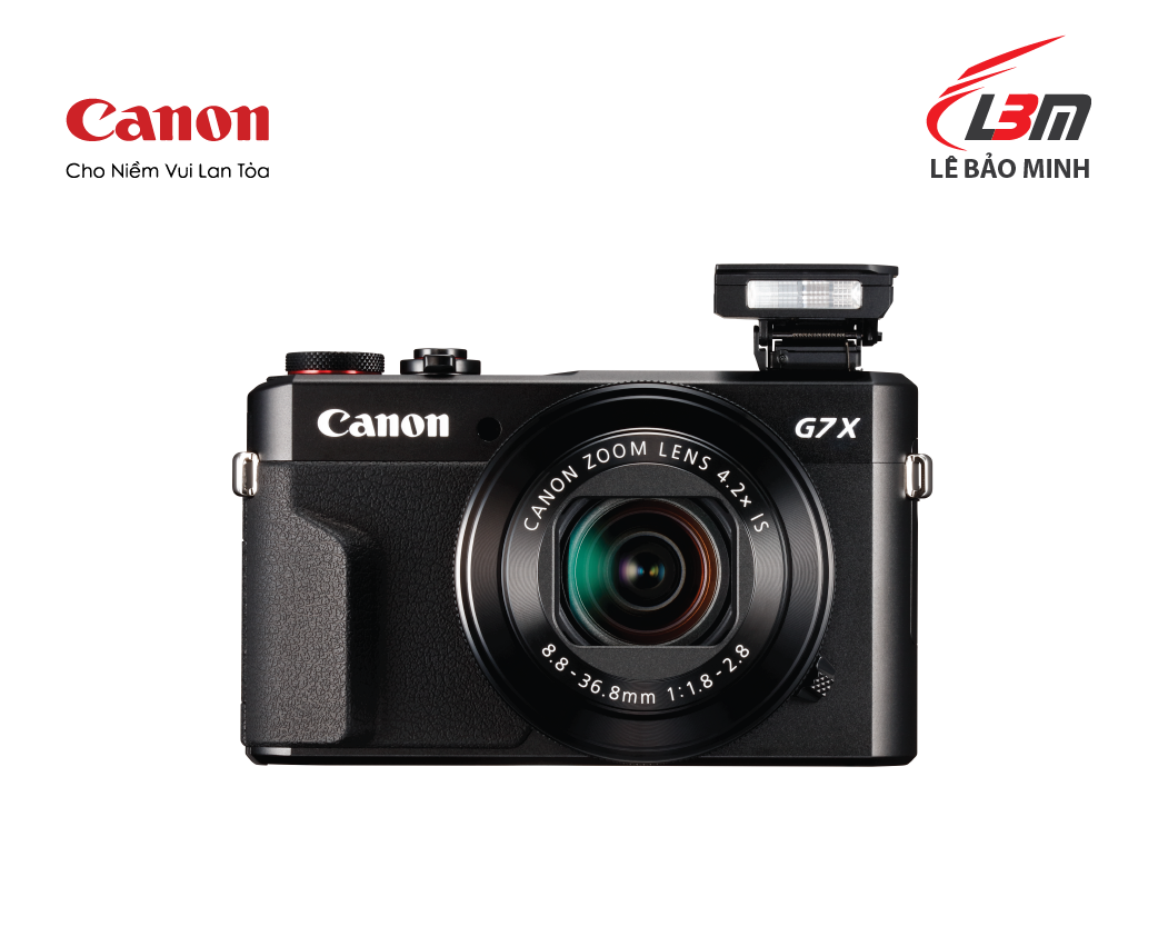 [Trả góp 0%] Máy ảnh Canon Powershot G7X MKII - Chính Hãng Lê Bảo Minh