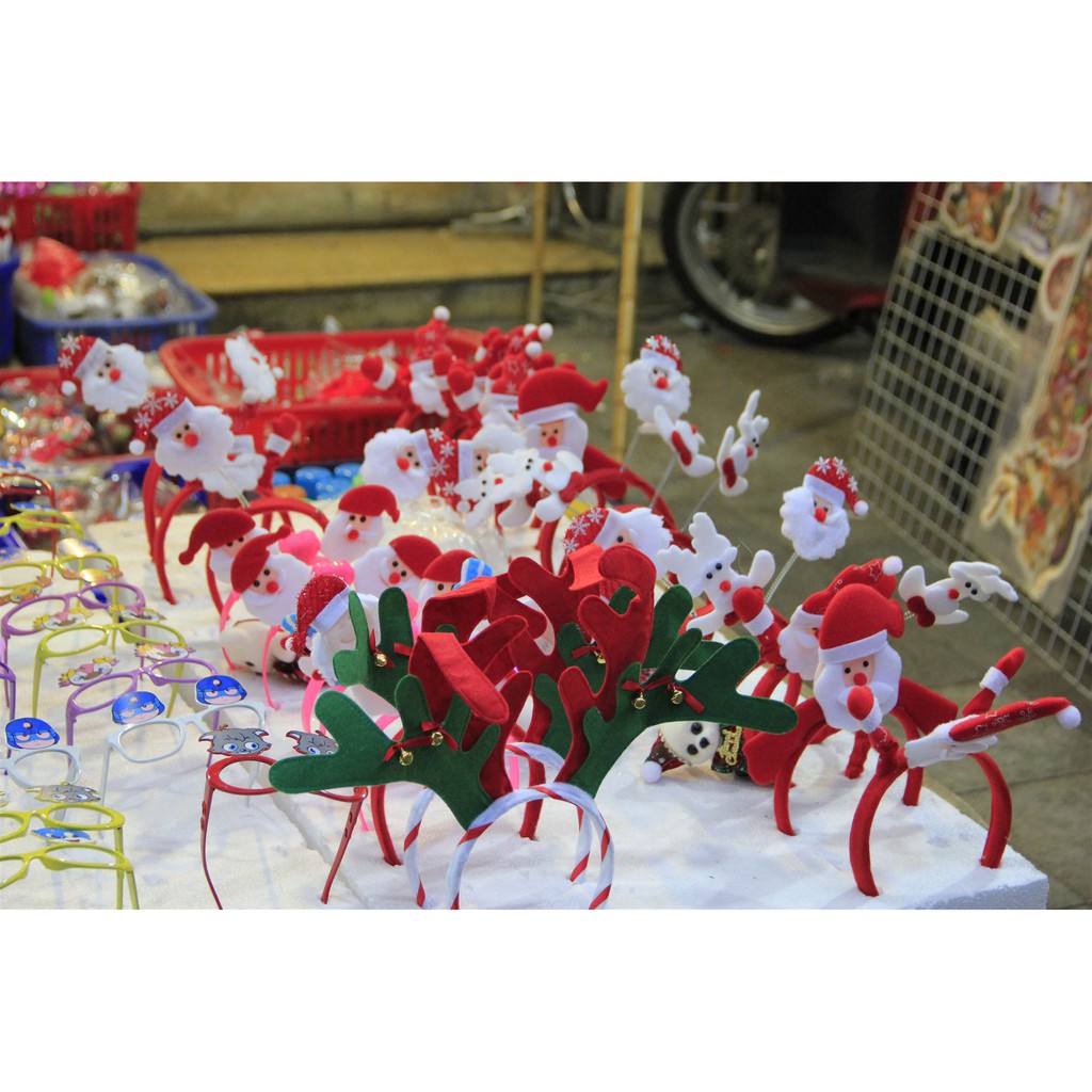 Đồ chơi bờm Noel quà tặng giáng sinh cho bé