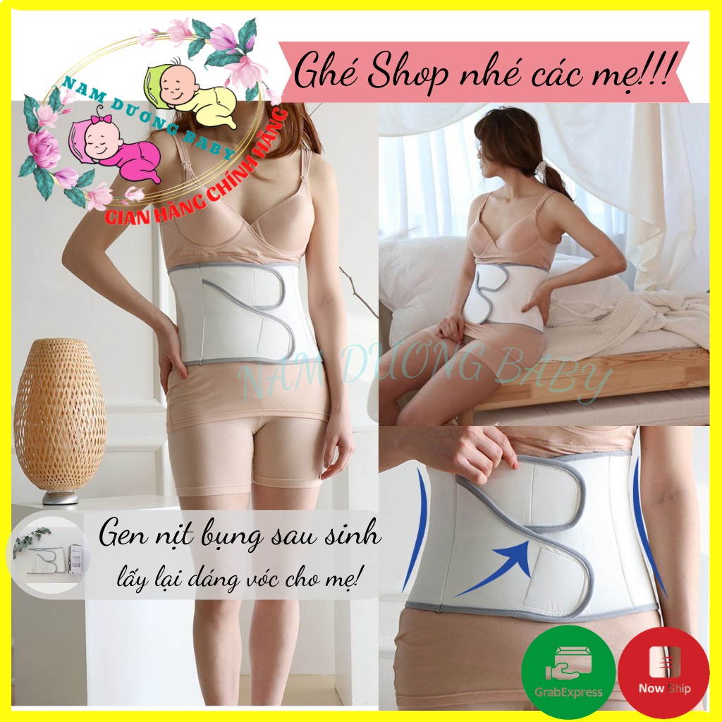 Gen nịt bụng sau sinh/ Đai nịt bụng sau sinh Thương HIệu Mom's Day Hàn Quốc, lấy lại vóc dáng