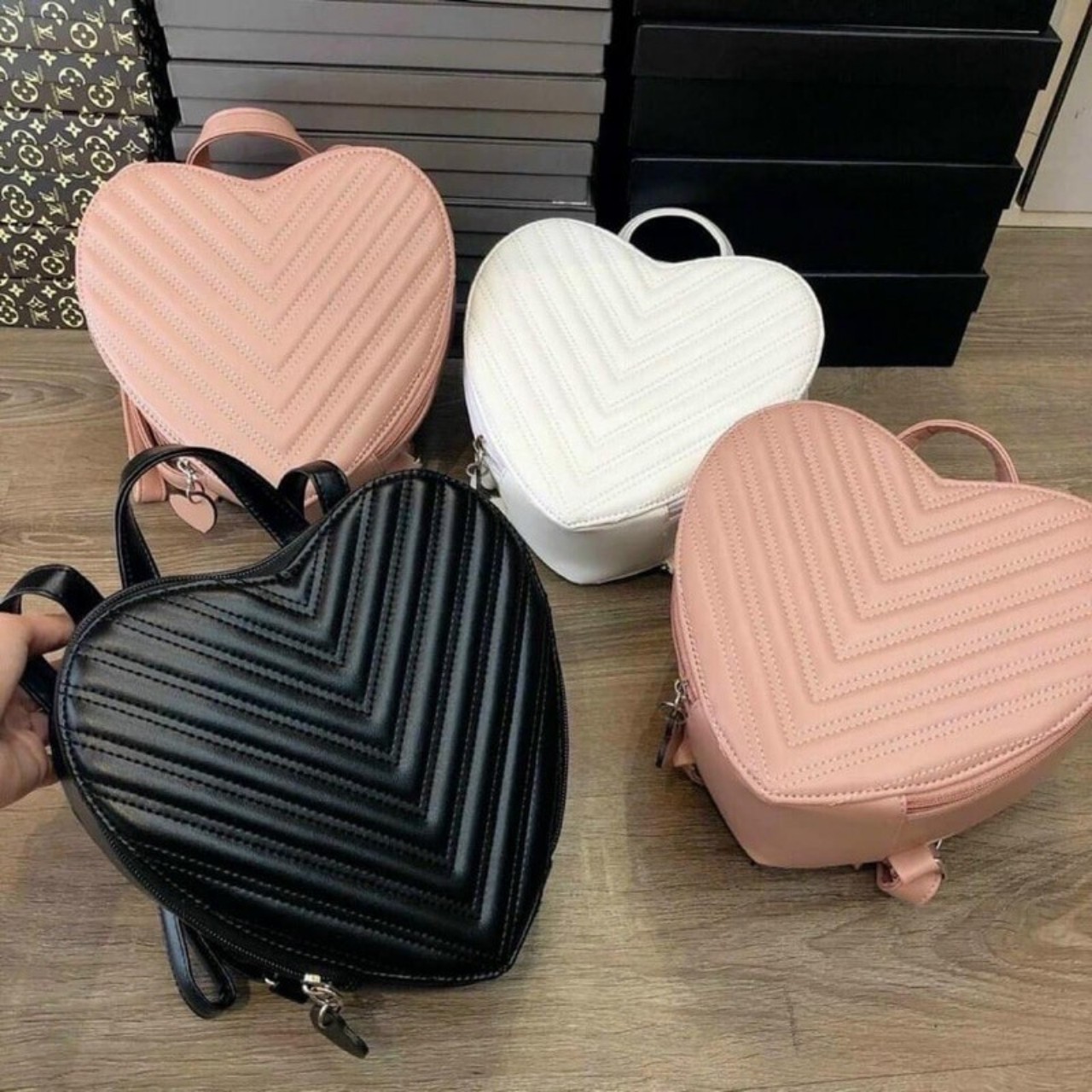 [HCM]Balo trái tim đeo