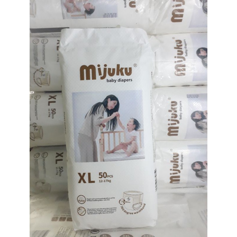 Tã quần bỉm quần Mijuku M50 L50 Xl50 Xxl50Xxxl50, cam kết sản phẩm đúng mô tả, chất lượng đảm bảo