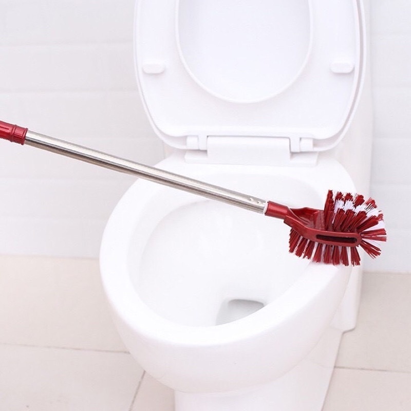 Cây chà toilet dài - Cán inox
