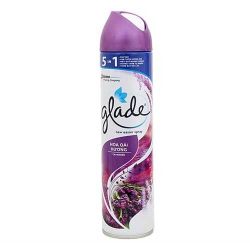 Bình xịt phòng Glade 5 in 1 hương hoa oải hương 280 ml