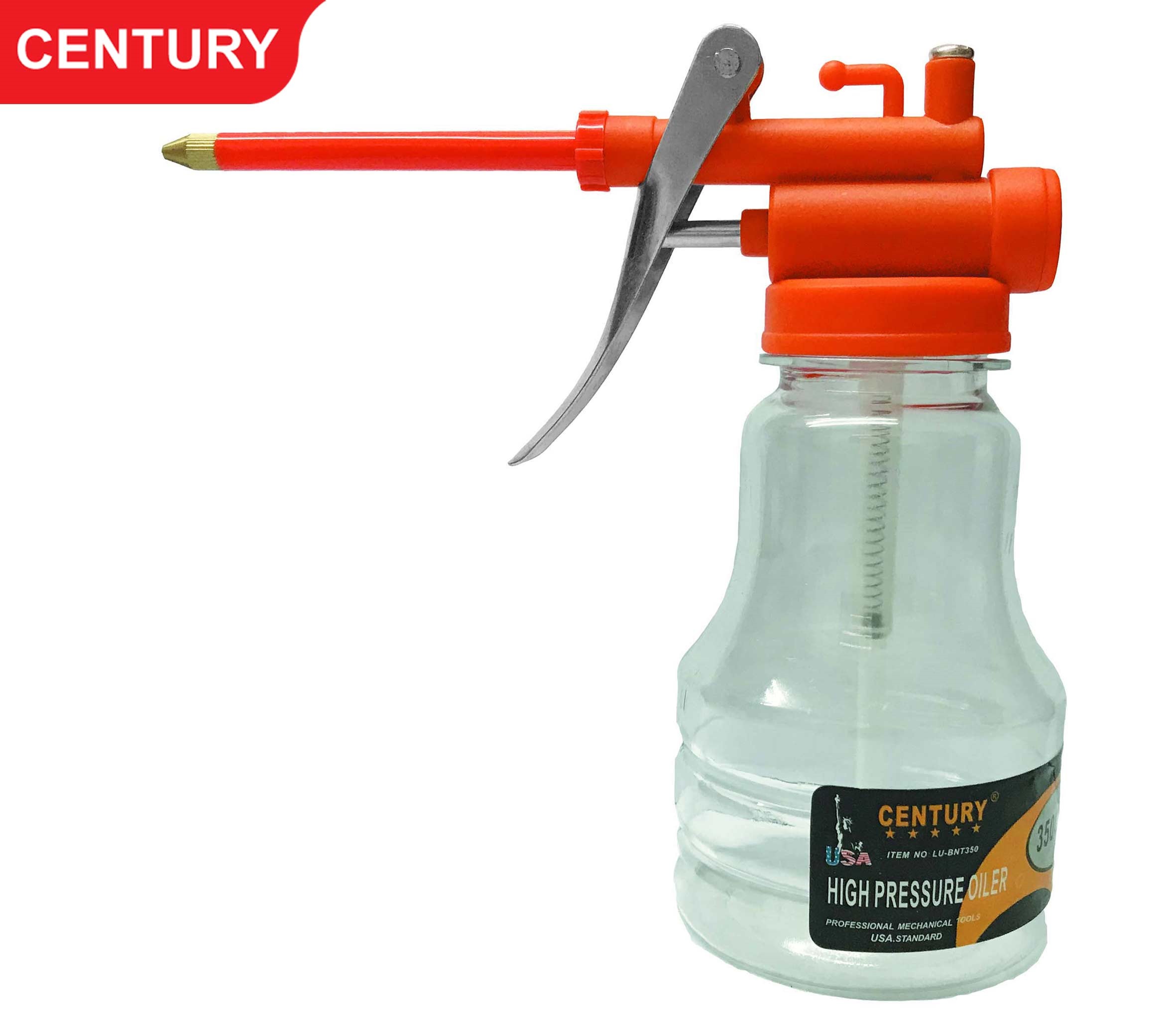 Bình bơm nhớt dạng chai nhựa 350cc - century high pressure oiler 350cc