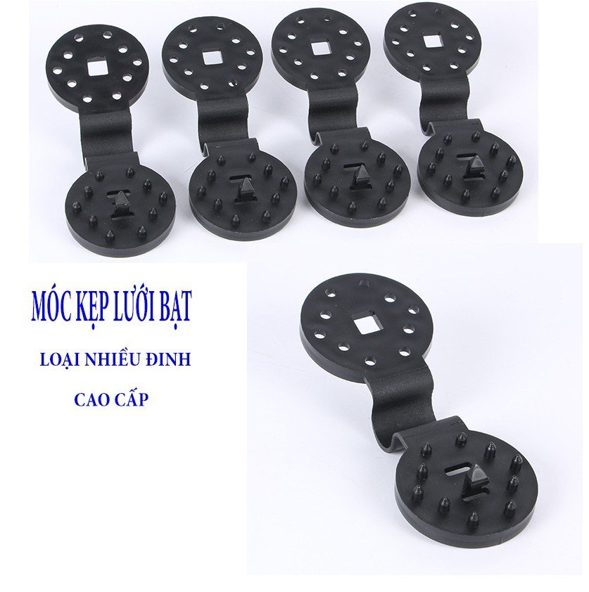 Kẹp cố định tấm lưới che nắng bằng nhựa tiện dụng cho sân vườn, set 50 kẹp vải lưới che nắng hàng rào tiện dụng cho nhà kính. kẹp móc lưới bằng nhựa tiện dụng cho nhà kính