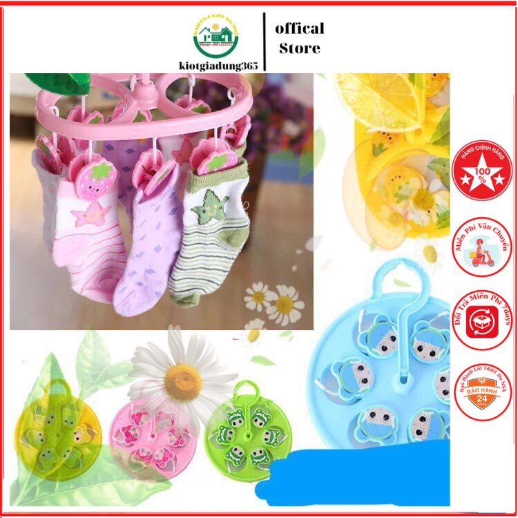 Móc phơi đồ 8 kẹp