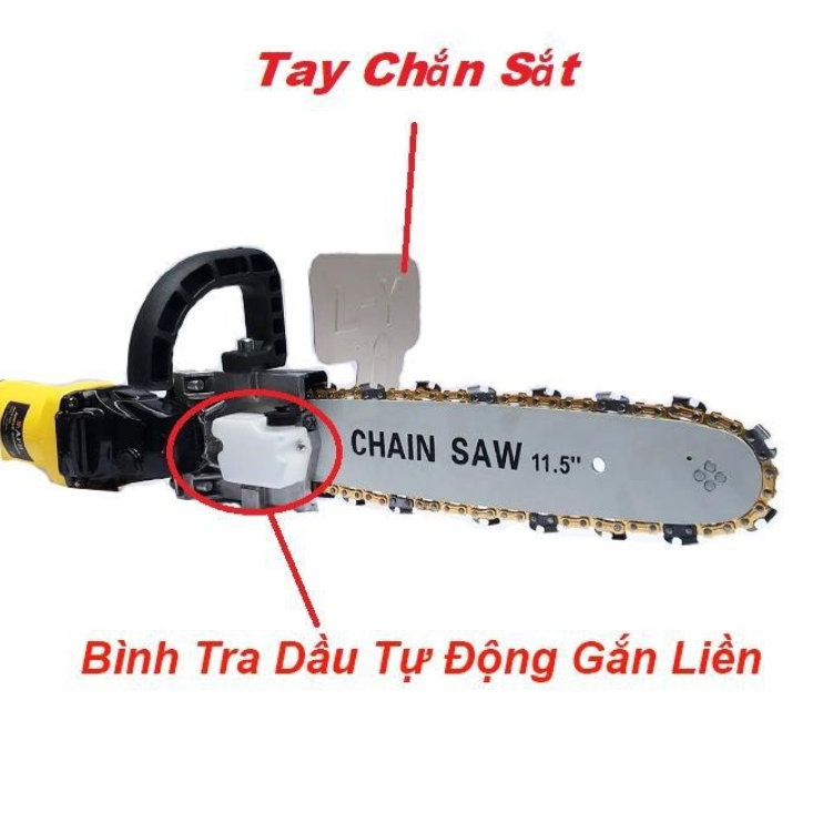 Bộ lưỡi cưa xích mini cắt cây , lưỡi cưa, Bộ lưỡi cưa xích gắn máy mài