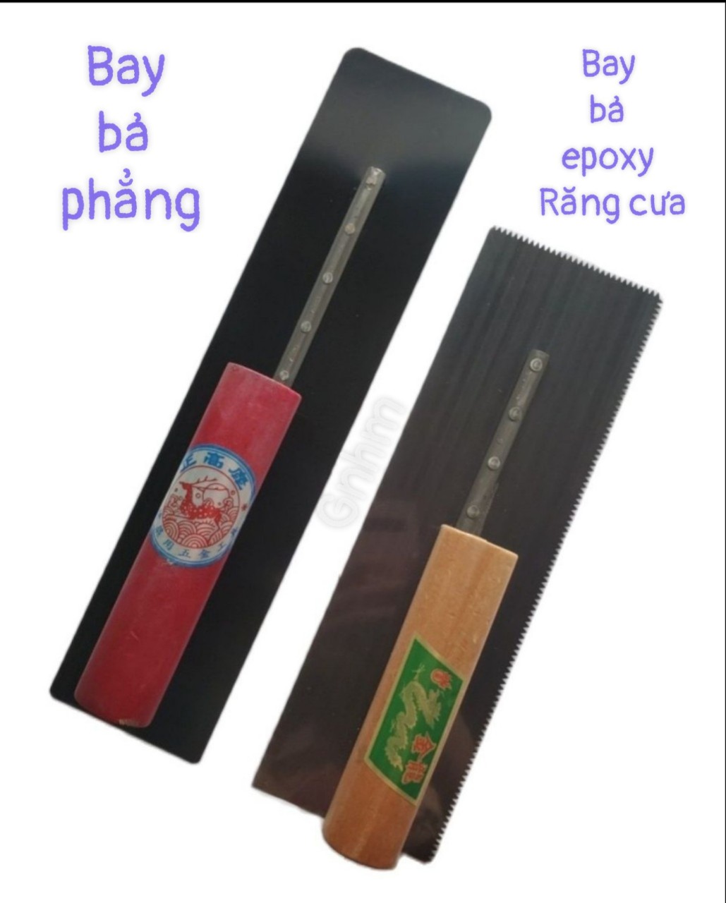 Bay bả sơn Epoxy răng cưa /dao gạt sơn epoxy/sơn tự phẳng thép không rỉ hàng nhập khẩu