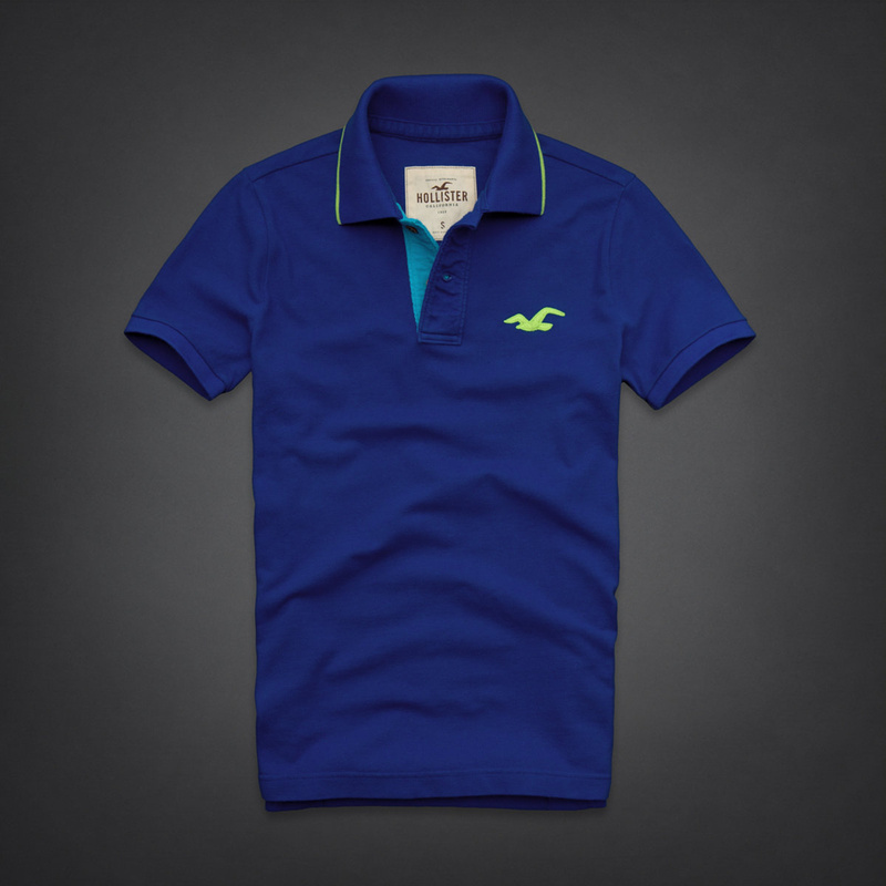 Áo thun polo Hollister Blue Classic
