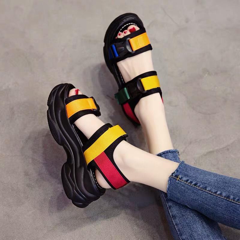 Sandal nữ 7 màu - dép sandal nữ, giày sandal nữ, dép quai hậu nữ đẹp, sandal nữ quai ngang, sandal nữ đế cao, sandal nữ đi học, sandal nữ hàn quốc, sandal nữ đế bệt, sandal nữ bánh mì, sandal nữ đế bằng, sandal nữ 3 quai