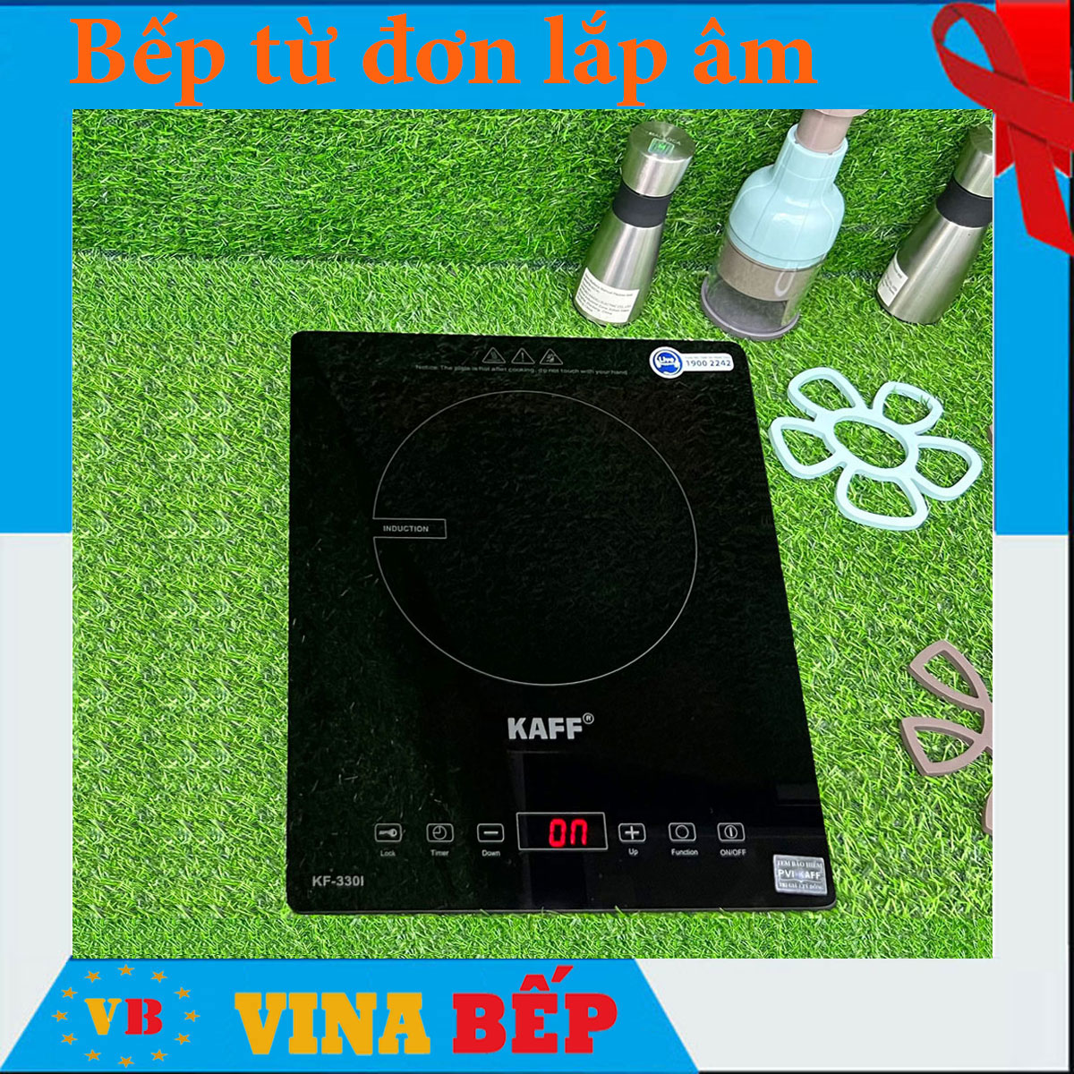 Bếp Từ Đơn Âm Kaff KF-330I Lắp âm