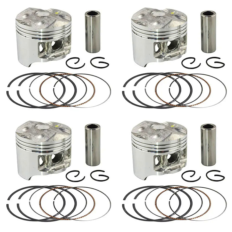 Xe máy khoan kích thước 48.5mm STD ~ 100 Piston Ring cho Honda cbr250rr cbr22 kaz MC22 cb250 MC23 ngọc bích Hornet 250 CBR 250rr 22