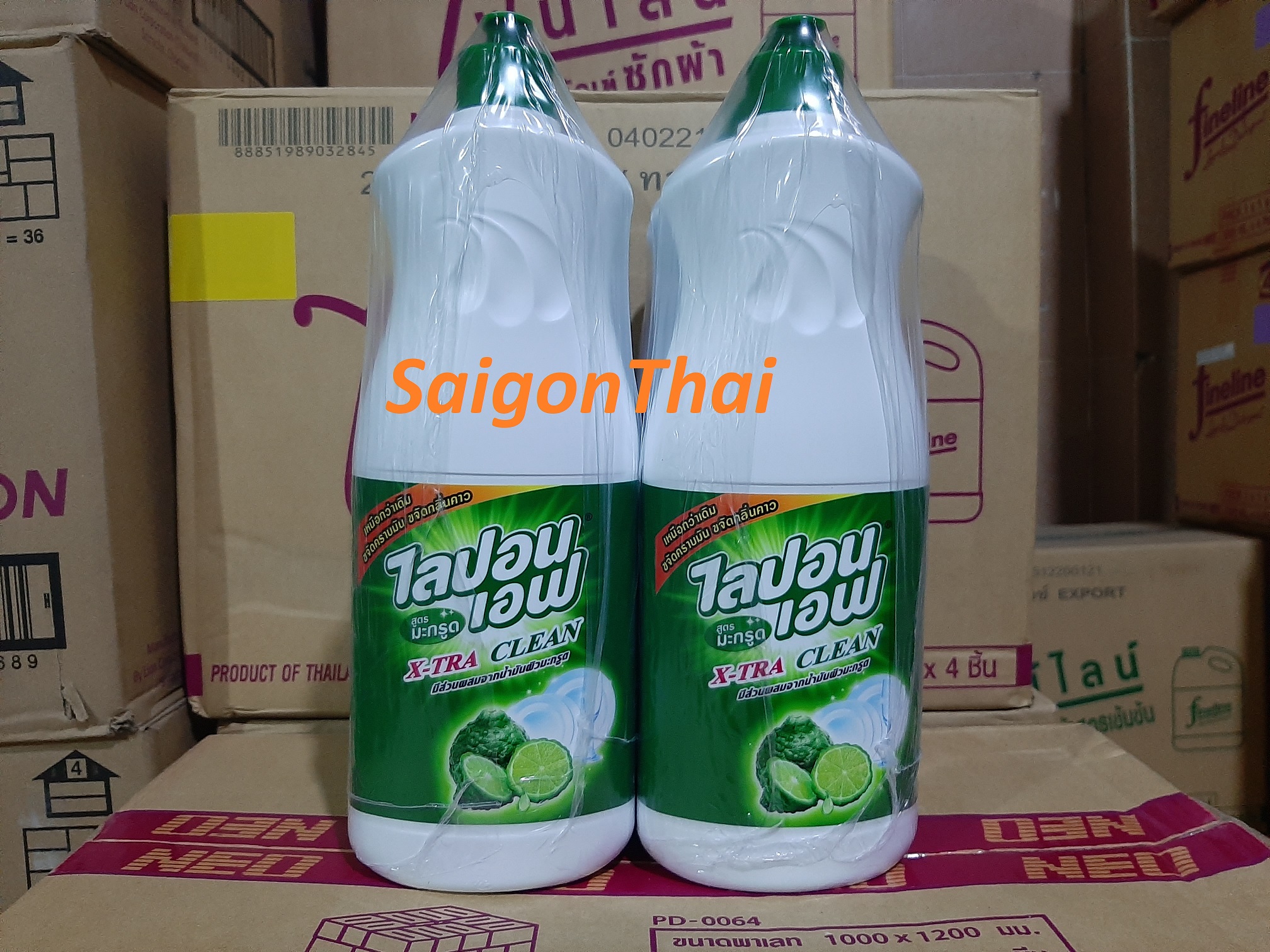 Nước rửa chén LiponF chai 800ml hương Chanh Thái Lan - Chai 800ml