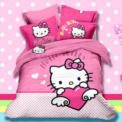 Bộ Ga Kèm - 2 áo gối - Đủ size Mèo Bi