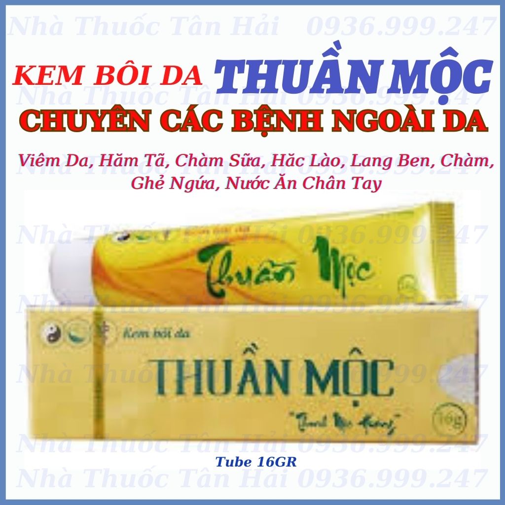 Kem bôi da thuần mộc thanh mộc hương mẫu mới 16g