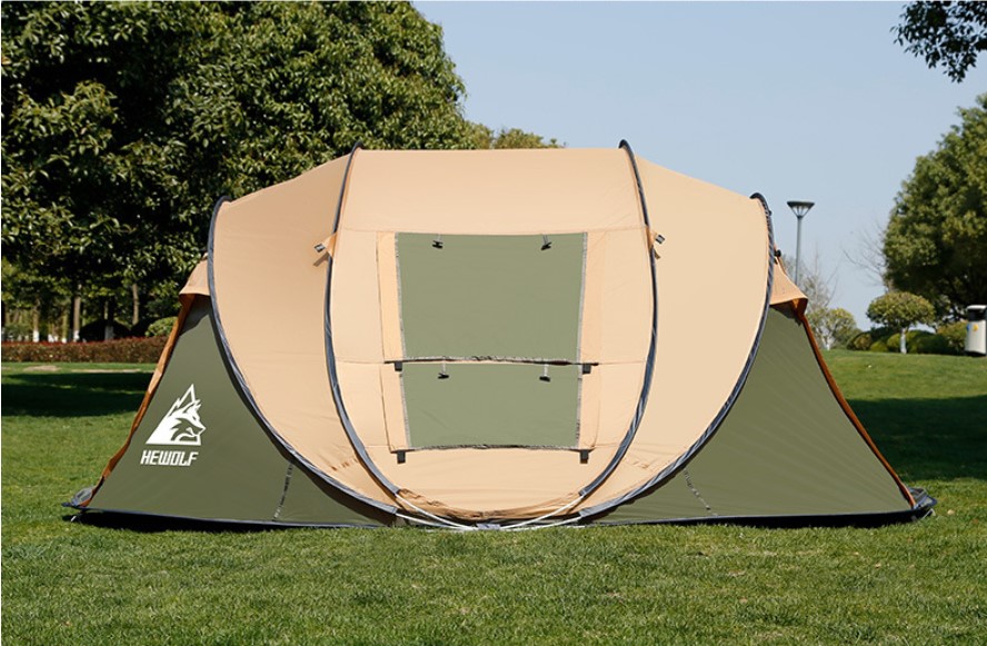Lều thuyền 4 6 người Lều cắm trại du lịch hiện đại bung gấp tự động hewolf gazelle kingrunning cao cấp - Lều chuyên cho ô tô