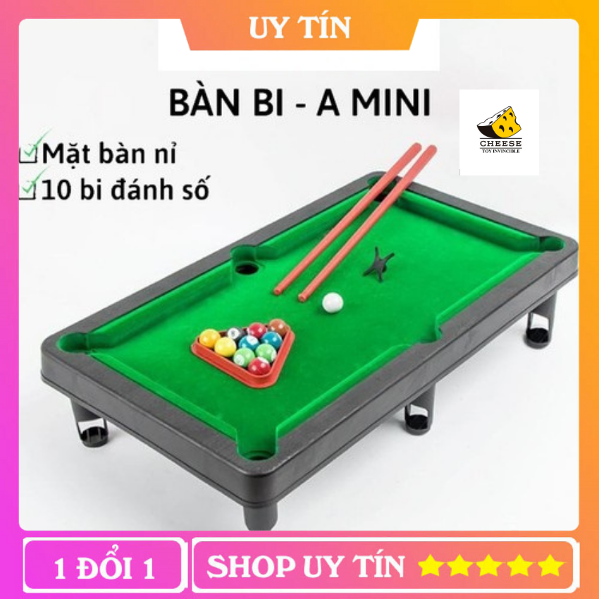 Đồ chơi bàn bida mini phomaique 10 viên bi, chất lượng cao cấp, cho bé thỏa sức vui chơi