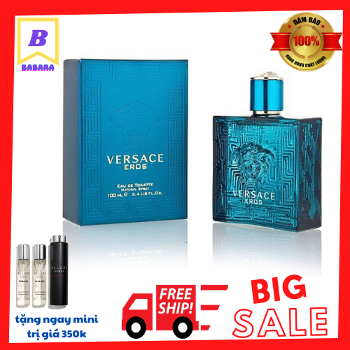 Nước Hoa Nam Versace EROS EDT 100ml BAO TEST-[SIÊU SALE]