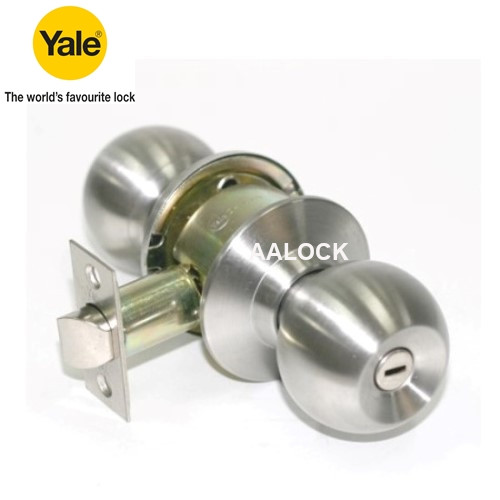 Khóa tay nắm tròn Yale VCA5322 US32D cho cửa WC- khoá nắm tròn cao cấp của Mỹ- NPP AALock